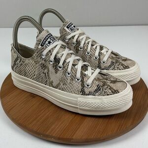 Converse Chuck Taylor All Star CTAS OX Lift  “Snakeskin” Women’s Sneakers